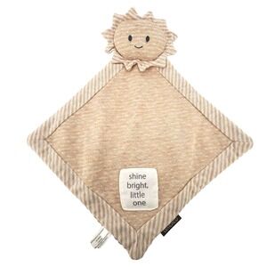 Demdaco Security Blanket Tan Shine Bright Little One Sun Lovey Striped